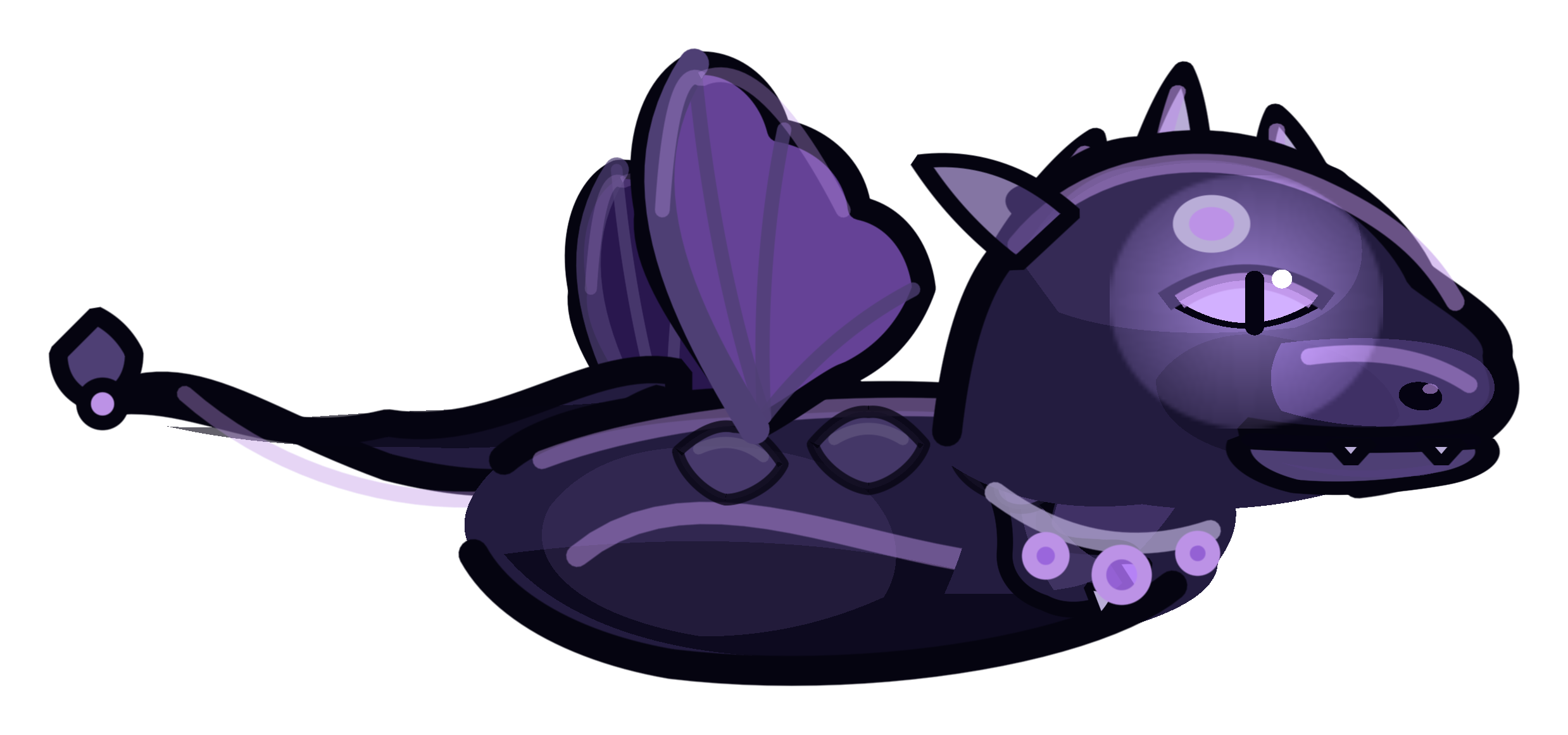 Moonsail Serpent, an actual in-app dragon breed